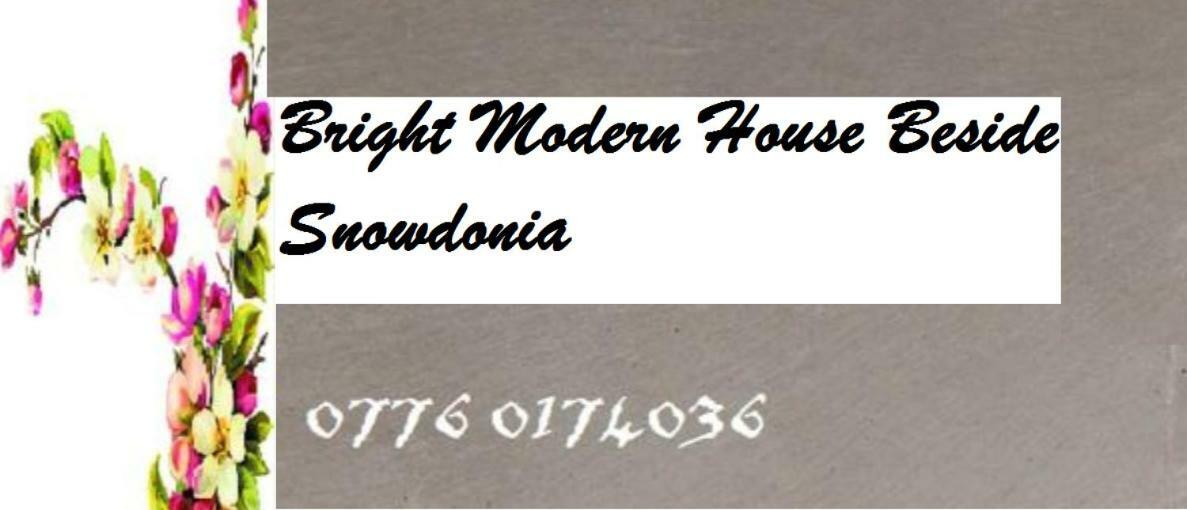 Вилла Bright Modern House Beside Snowdonia Лланфэрфечейн Экстерьер фото